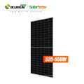 Bluesun 25years warranty painel solar 550w 550 watt 182mm solar panel half cell solar panel good price